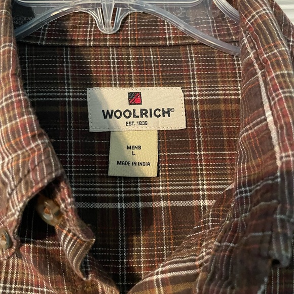 Woolrich Men's Striped Long Sleeve Button Down - Picture 3 of 7